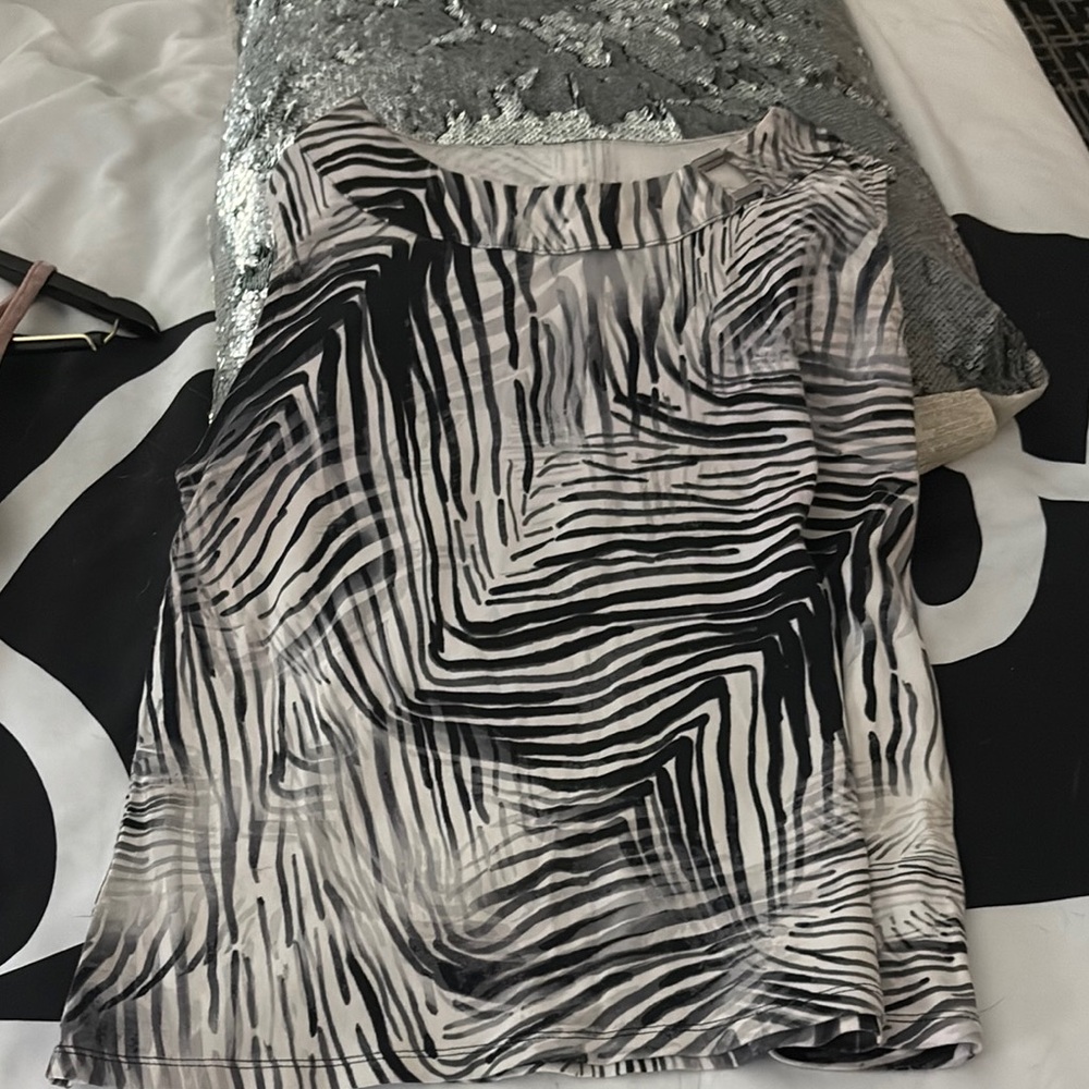 Zebra Print Women's Shirt